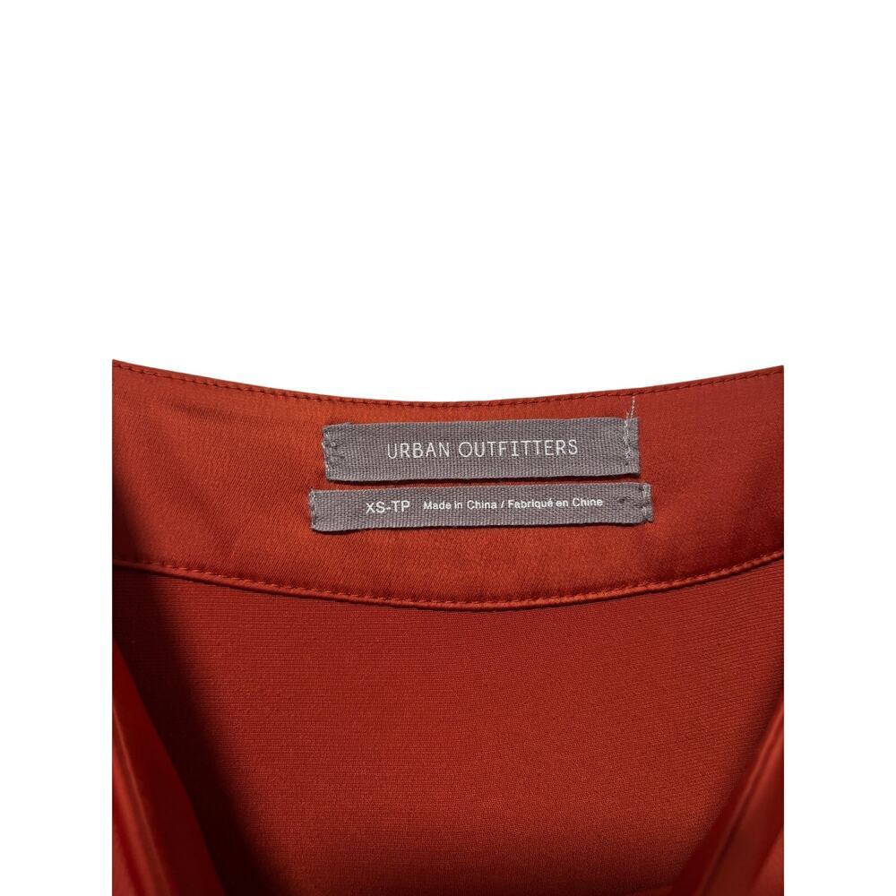 Urban Outfitters Rust Orange Spaghetti Strap mini Jumpsuit XS - Picture 4 of 10